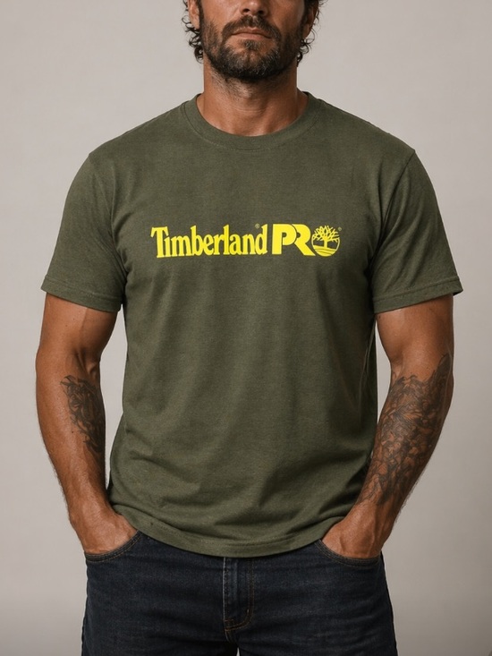 Timberland Other - < Timberland Pro WickWork Olive Green Tee >